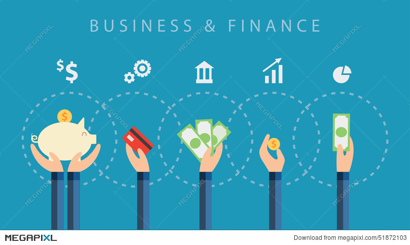 800x478 Business And Finance Vector Background Illustration