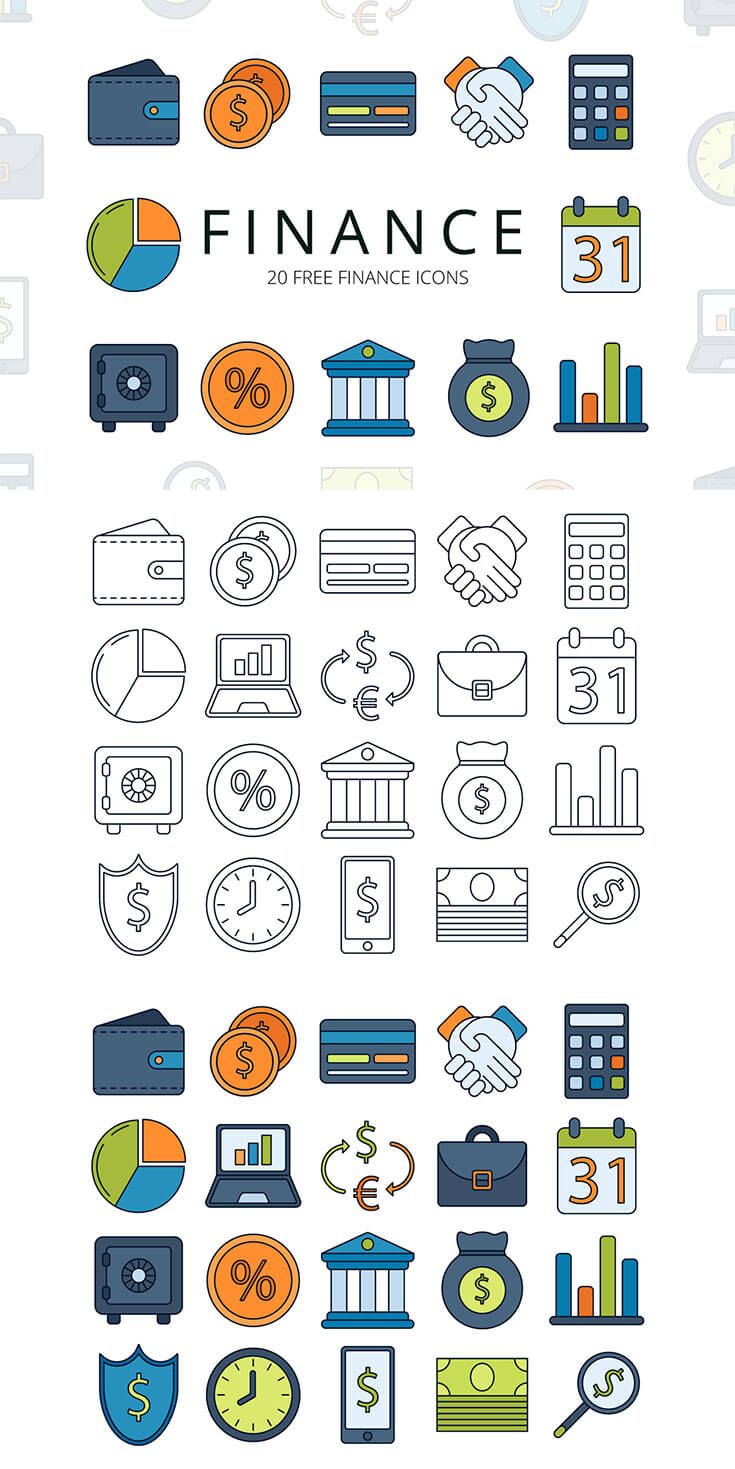 735x1469 Free Finance Vector Icon Set Ikonok Web Design Icon, Vector