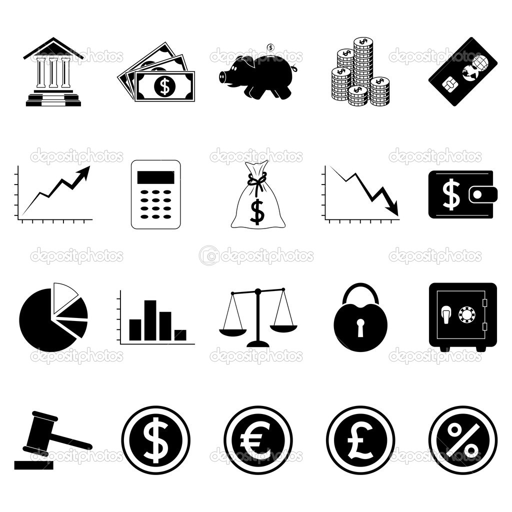 1024x1024 Vector Financial Icon Images