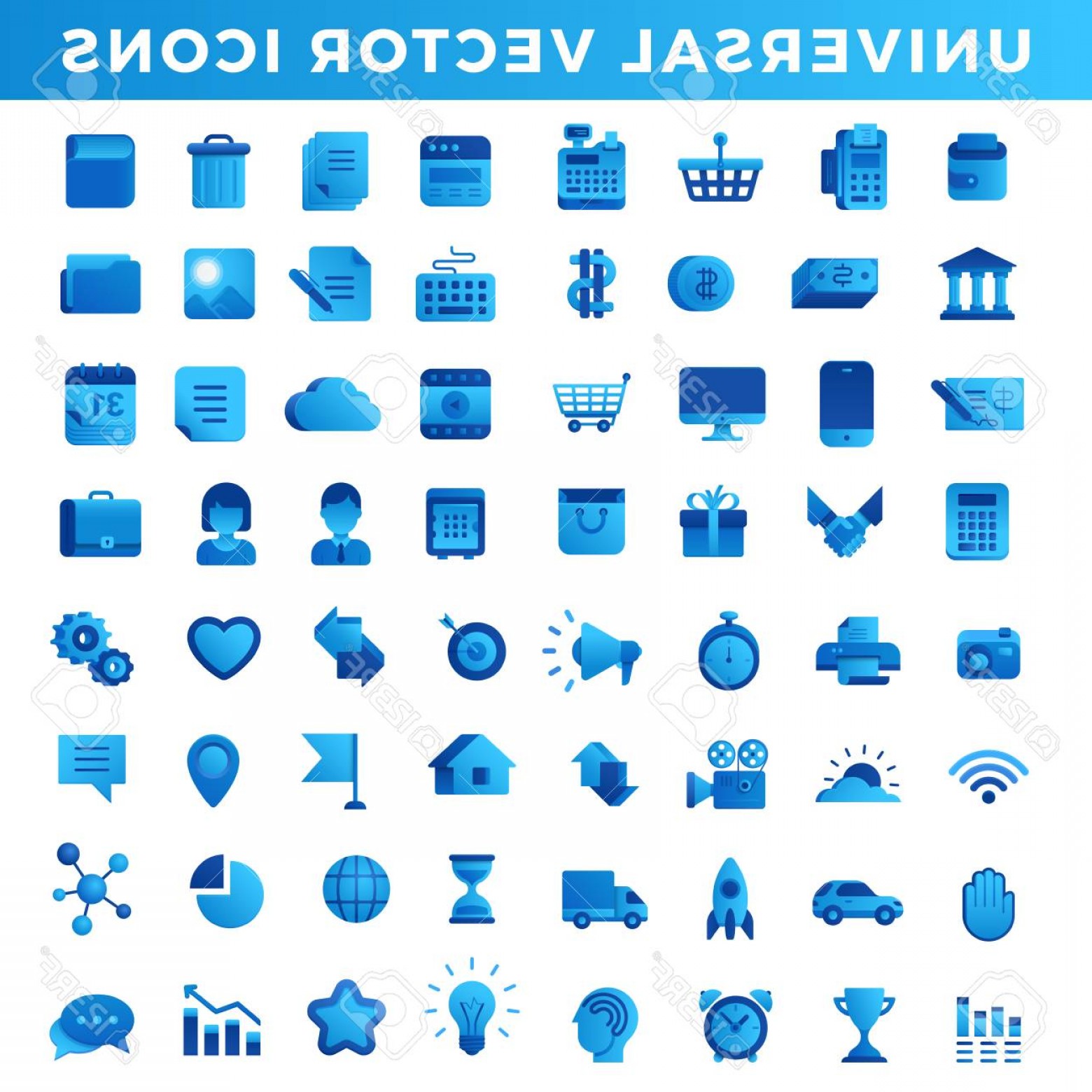 1560x1560 Photostock Vector Vector Icons Universal Set Business Finance