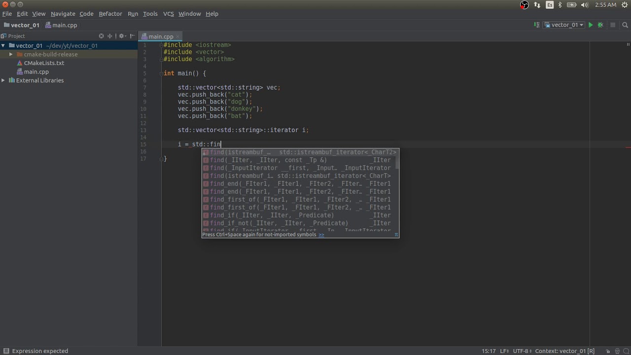 1280x720 C Find A Specific String Element In A Vector