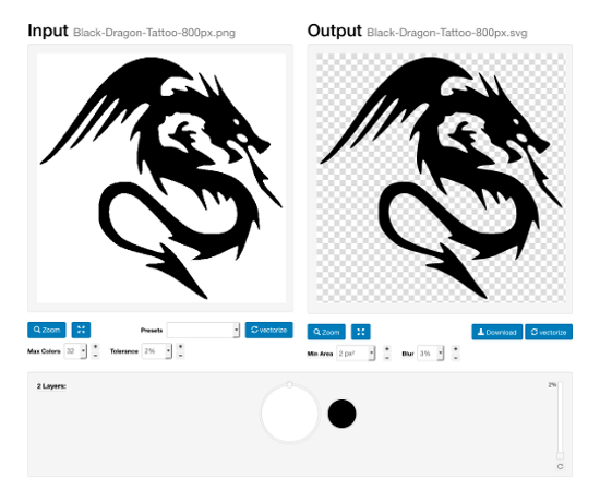 550x460 Online Image Vectorizer