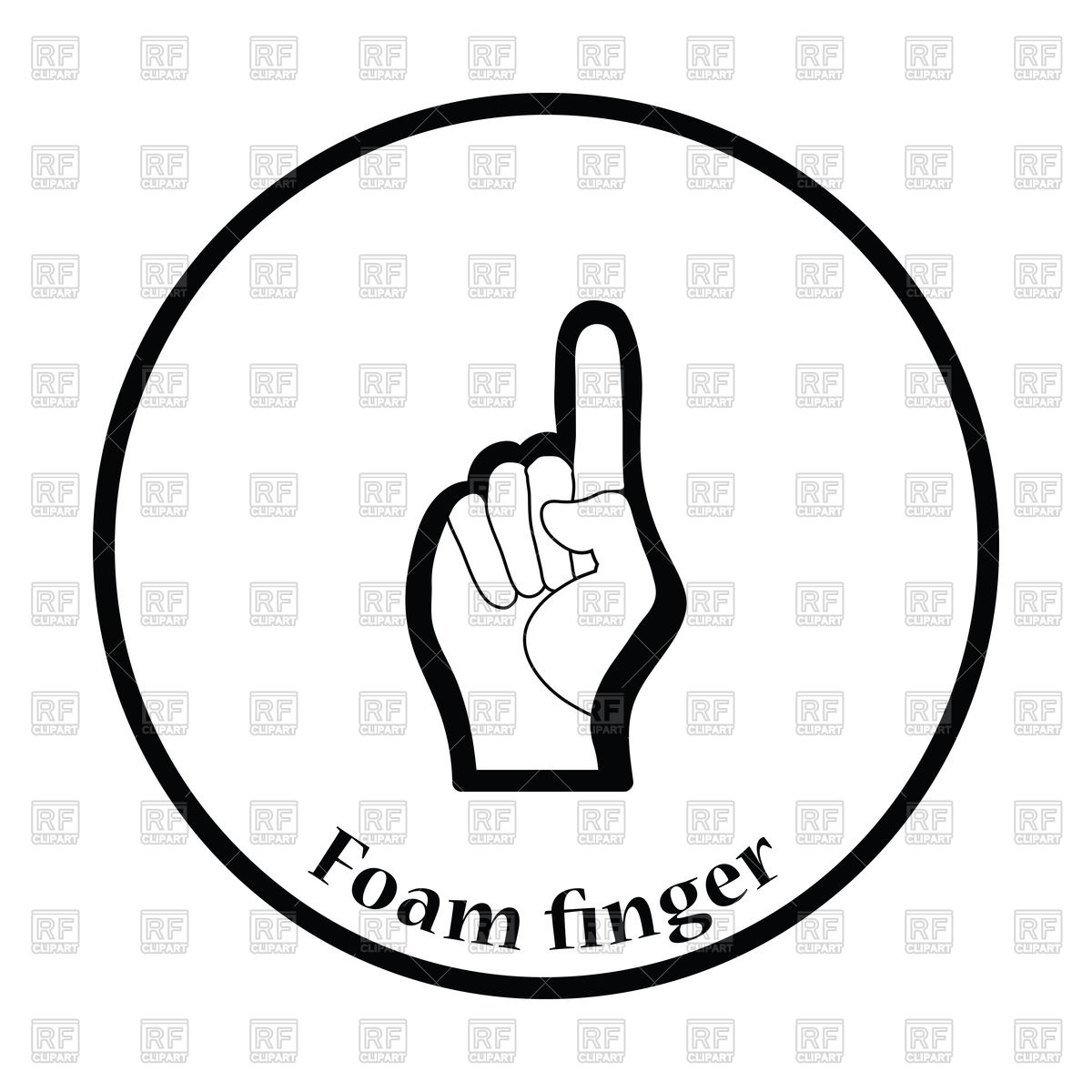 Icon Of Fan Foam Finger Vector Image Of Icons And Emblems Angelp 1200x1200 Icon Of Fan Foam Finger Vector Image Of Icons And Emblems Angelp