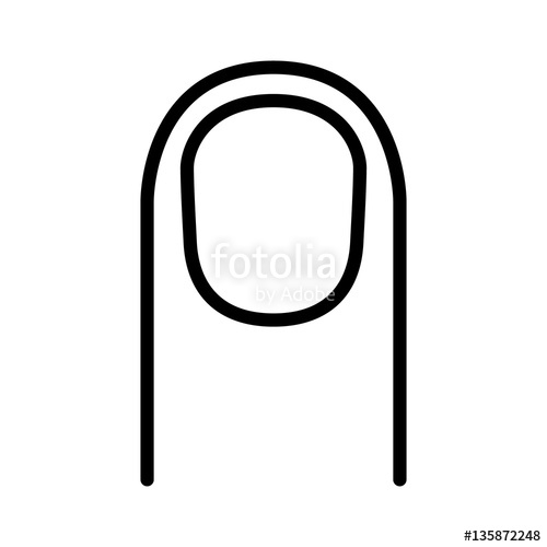 Short Fingernail Finger Nail Line Art Vector Icon For Apps 500x500 Short Fingernail Finger Nail Line Art Vector Icon For Apps