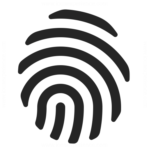 512x512 Fingerprint Icon Iconexperience