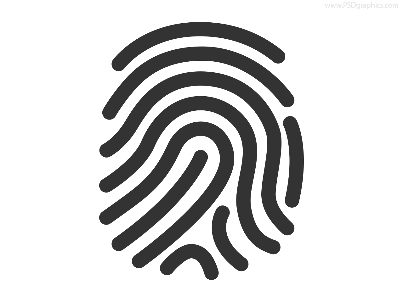 1280x960 Fingerprint Icon Vector