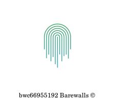 Fingerprint Logo Vector