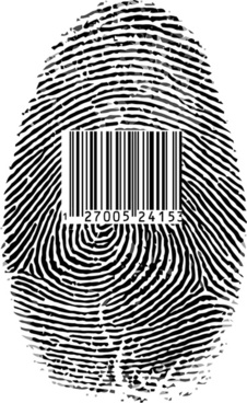 226x368 Fingerprint Free Vector Download
