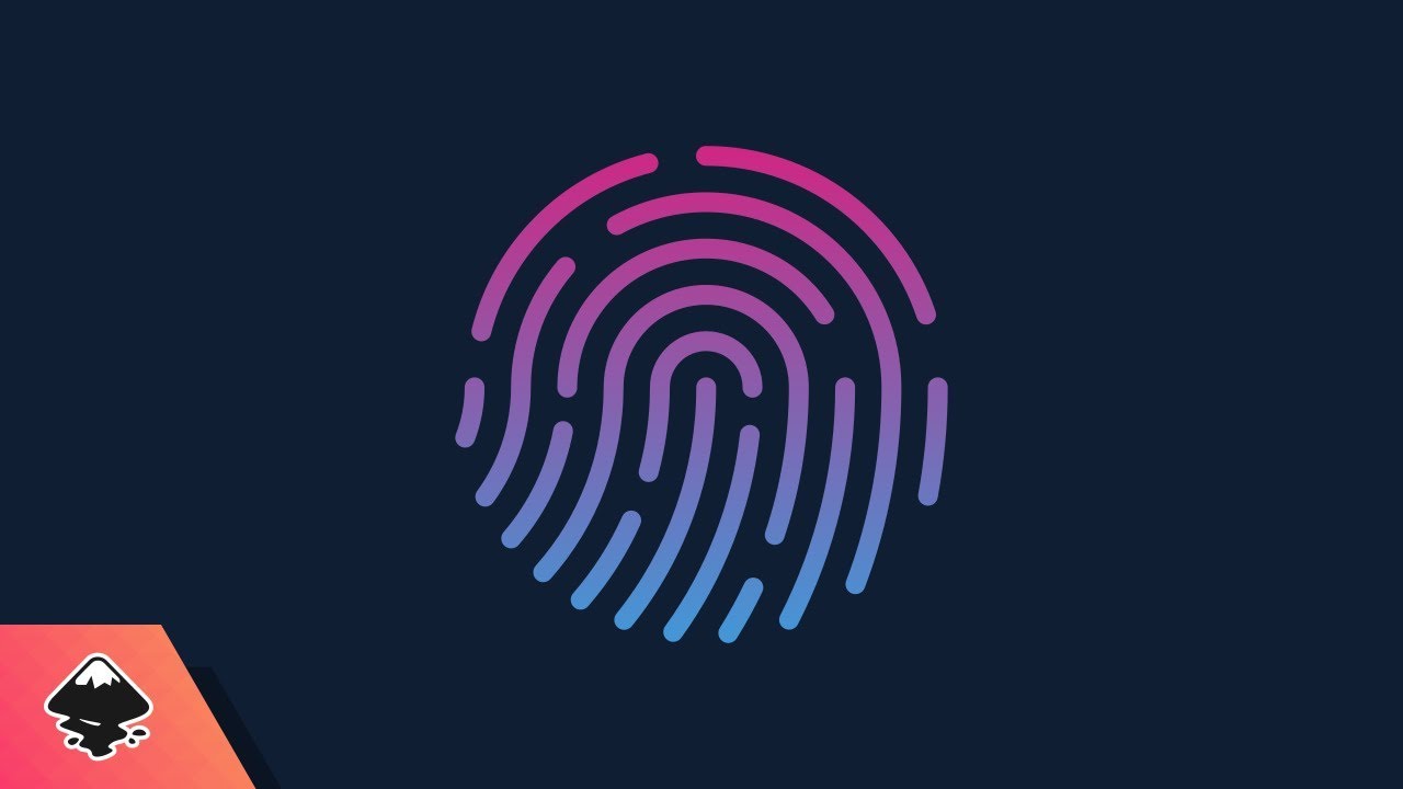 1280x720 Inkscape Tutorial Vector Fingerprint Logo