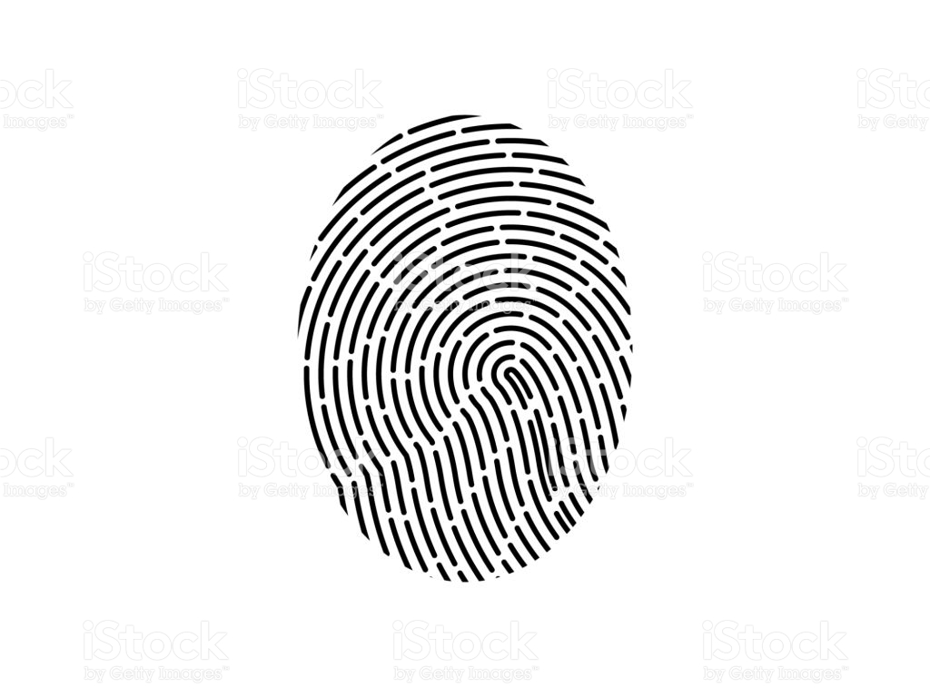 1024x768 Fingerprint Icon Vector