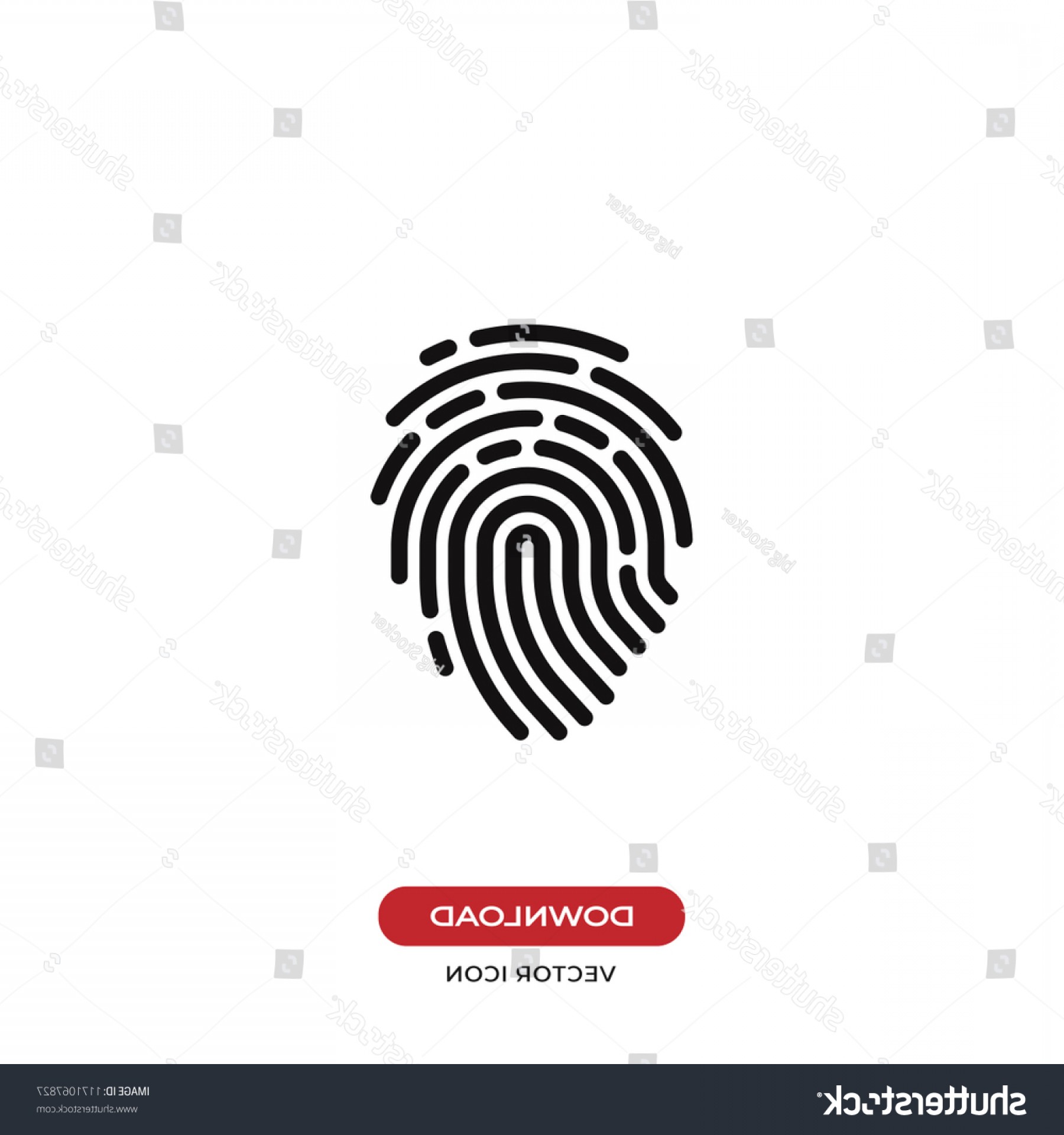 1800x1920 Fingerprint Vector Icon Identitythumbprint Symbol Flat Newwaysys