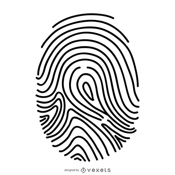 570x570 Fingerprint Thin Line Illustration