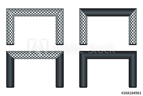 Inflatable Finish Line Vector Illustration Isolated On White 500x334 Inflatable Finish Line Vector Illustration Isolated On White