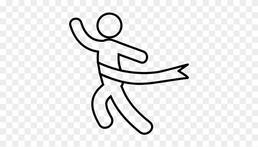 Running At Finish Line Vector 840x481 Running At Finish Line Vector