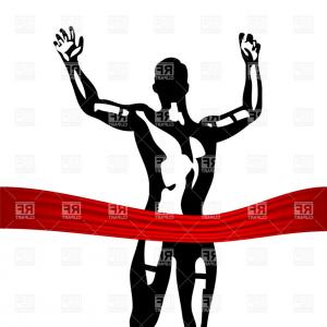 Running Man On Marathon Finish Line Vector Clipart Catchsplace 300x300 Running Man On Marathon Finish Line Vector Clipart Catchsplace