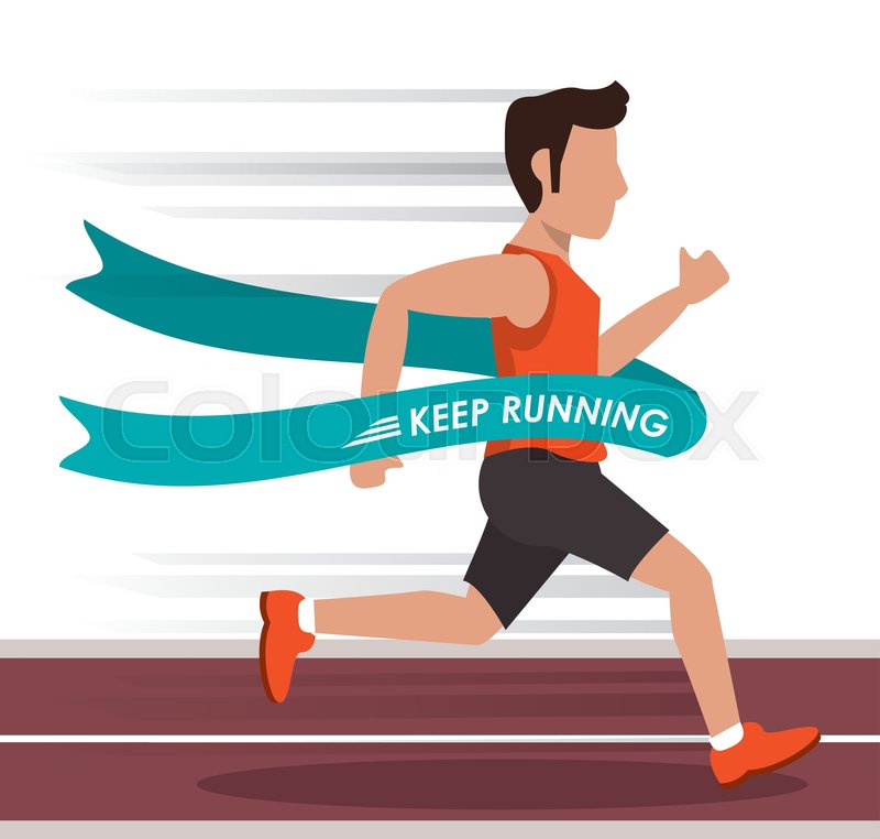 Colorful Background With Man Athlete Stock Vector Colourbox 800x762 Colorful Background With Man Athlete Stock Vector Colourbox