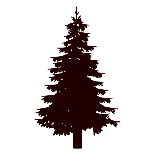 Fir Tree Silhouette Vector at Vectorified.com | Collection of Fir Tree