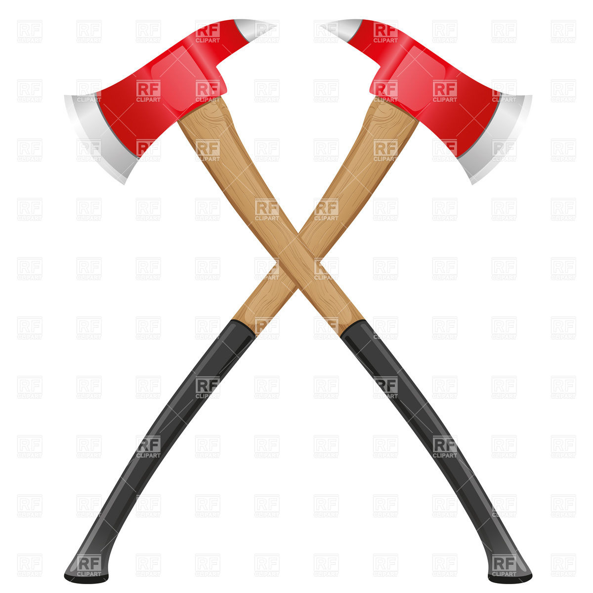 1200x1200 Firefighter Axe Vector Image Of Objects Konturvid