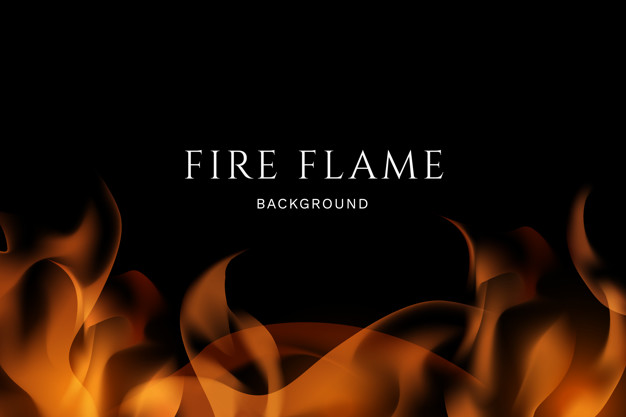 626x417 Fire And Flames Background Vector Free Download