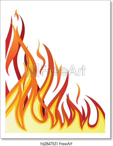 450x580 Free Art Print Of Fire Background Inferno Fire Vector Background