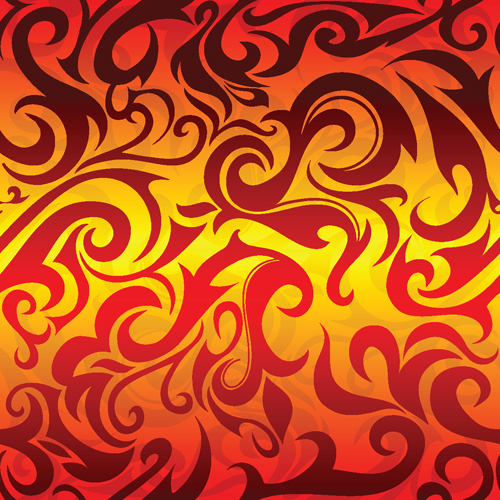 500x500 Set Of Abstract Fire Vector Background Free Download