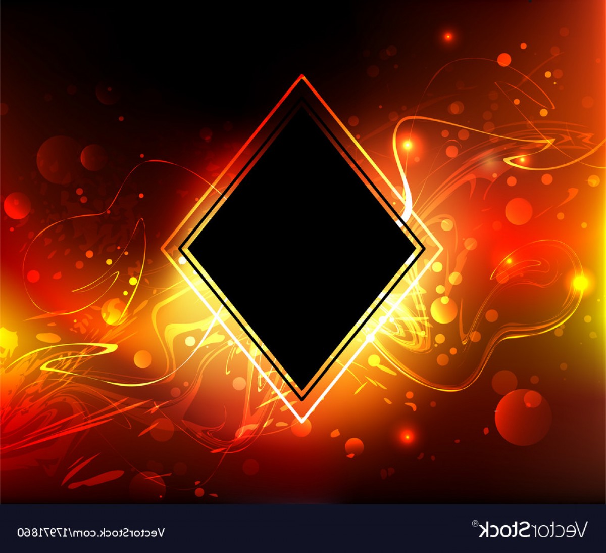 1200x1094 Black Rhombus On A Fire Background Vector Soidergi