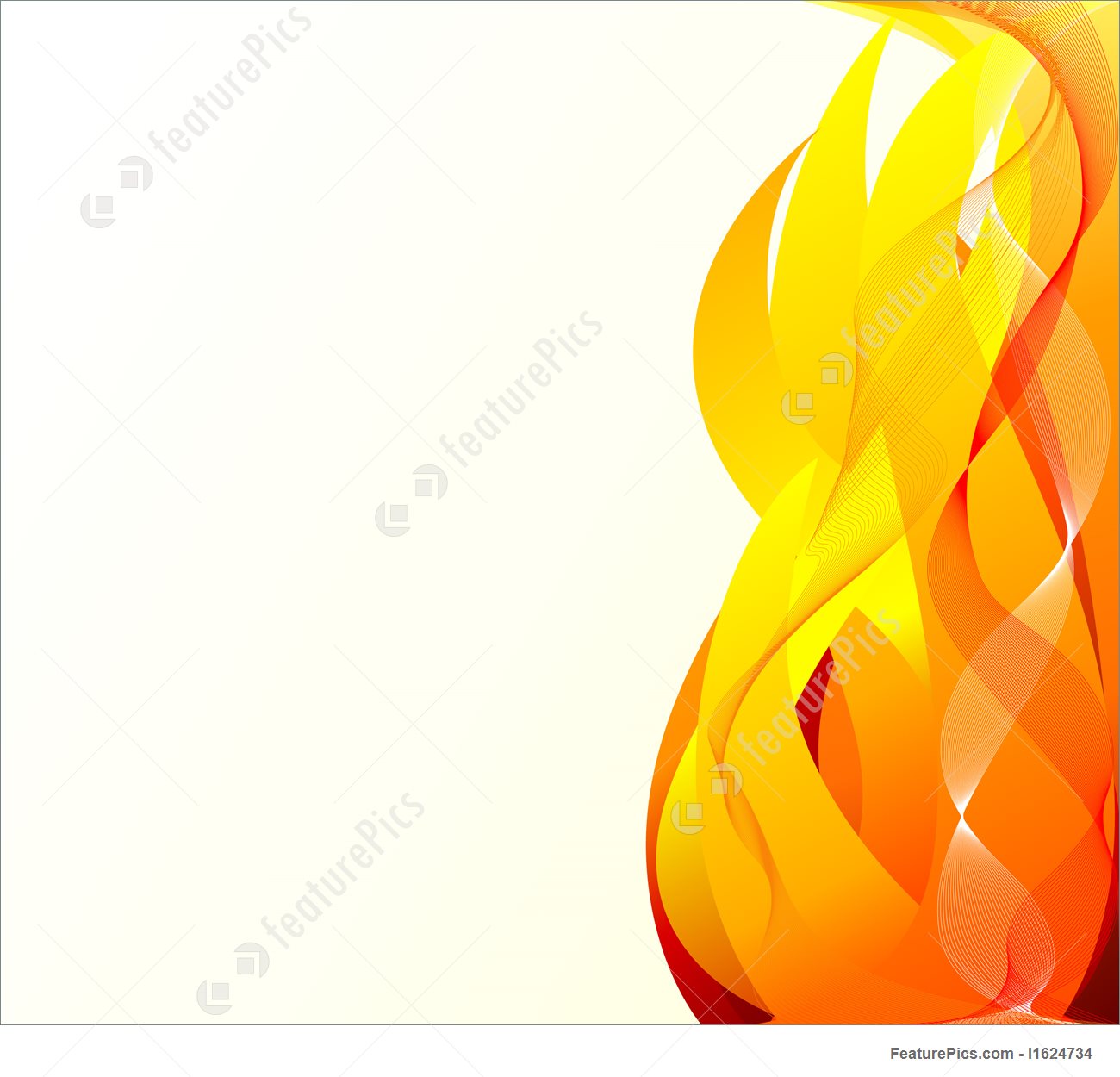 1300x1250 Fire Background Vector Stock Illustration