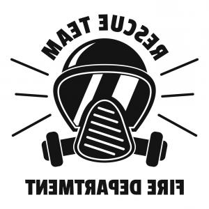 300x300 Firefighter Mask Logo Simple Style Vector Catchsplace