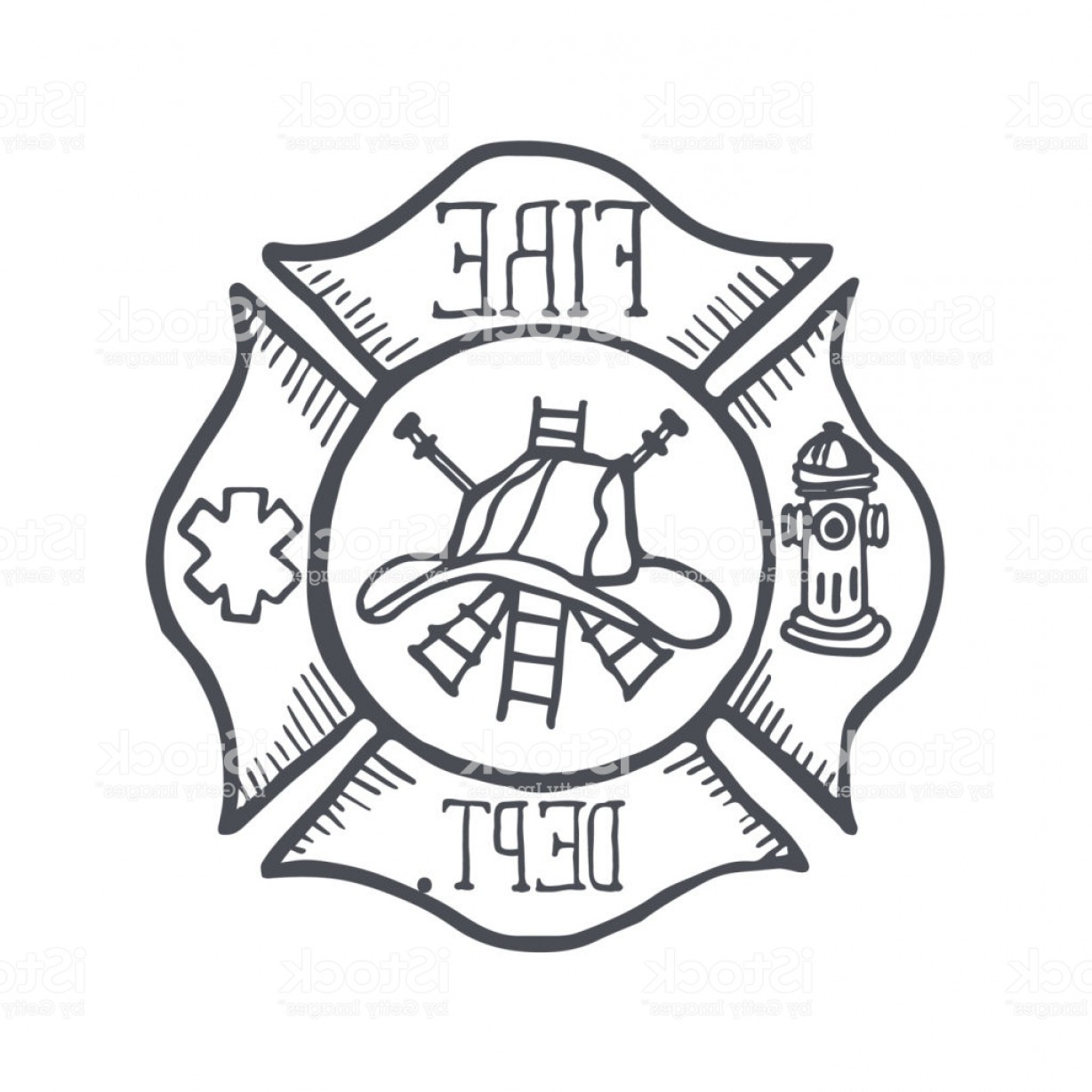 1228x1228 Fire Department Badge Vector Catchsplace