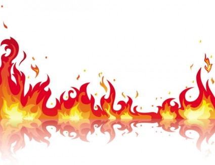 Fire Border Vector