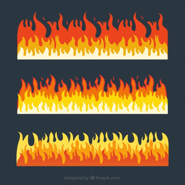 Pack Of Three Fire Borders With Different Colors Vector Free 626x626 Pack Of Three Fire Borders With Different Colors Vector Free