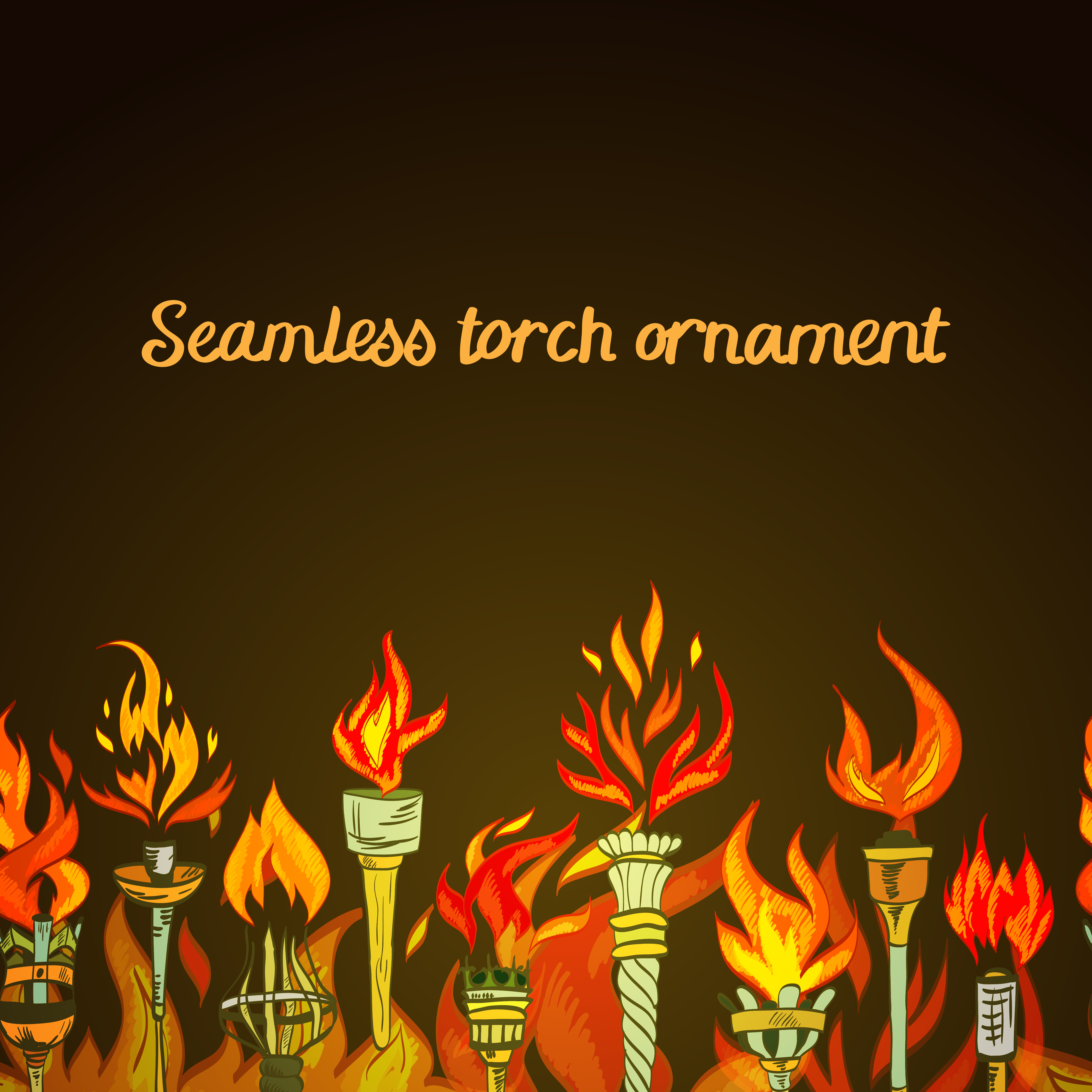 Seamless Torch Ornament 4500x4500 Seamless Torch Ornament