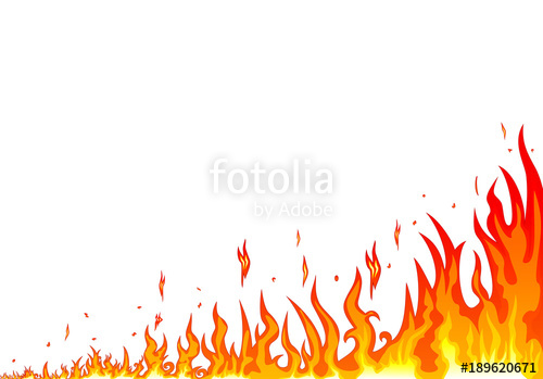 Spurts Of Flame Abstract Fire On A White Background Border 500x349 Spurts Of Flame Abstract Fire On A White Background Border