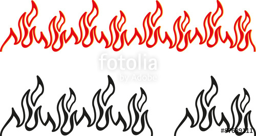 Fire Border Stock Image And Royalty Free Vector On Fotolia 500x265 Fire Border Stock Image And Royalty Free Vector On Fotolia