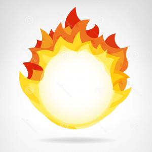 Fire Burning Circle Vector Illustration Brush Painted Fireball 300x300 Fire Burning Circle Vector Illustration Brush Painted Fireball