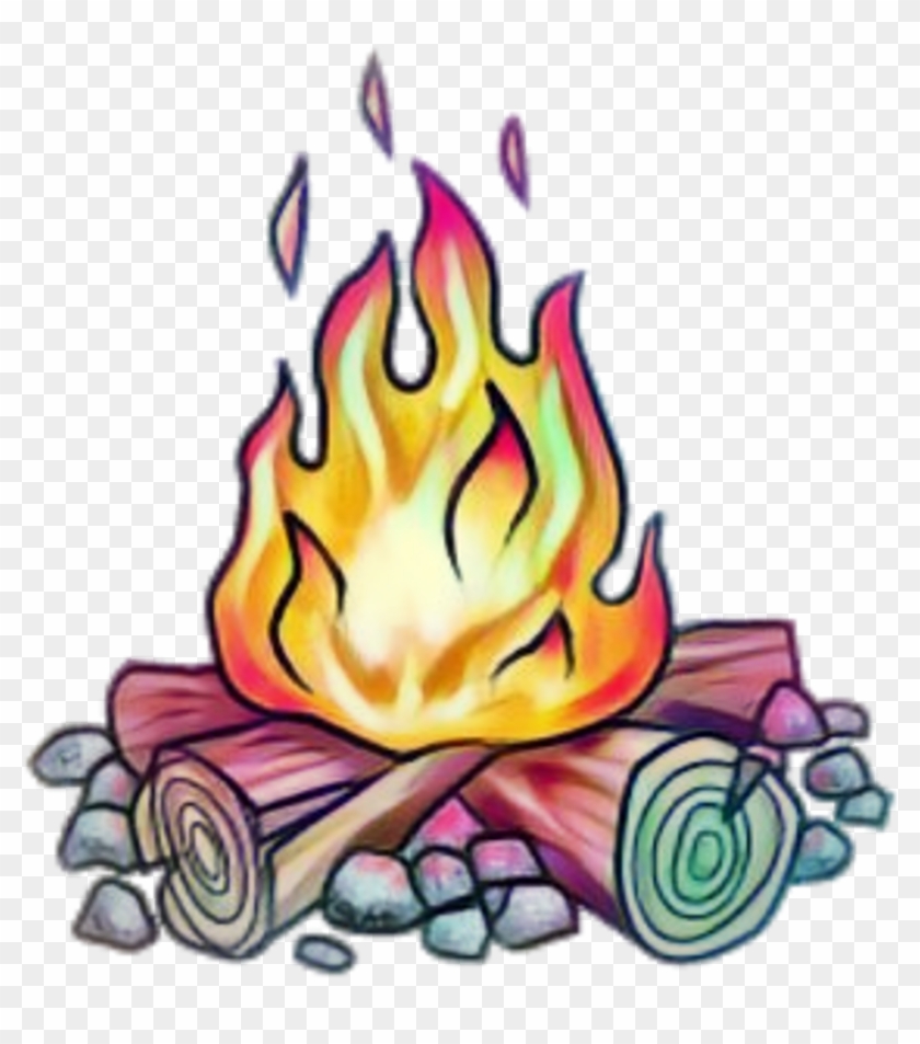 Vector Campfire Sketch 840x953 Vector Campfire Sketch