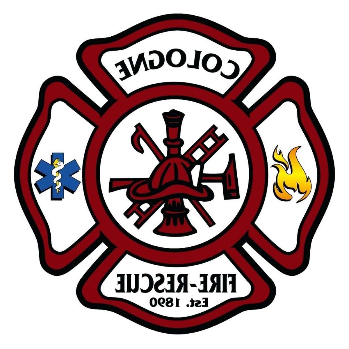 Fire Department Badge Vector at Vectorified.com | Collection of Fire ...