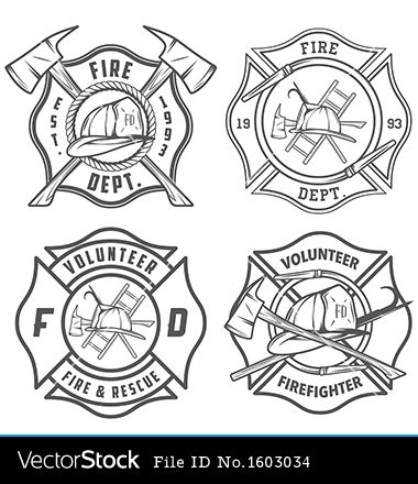 380x440 Fire Station Logo Vector