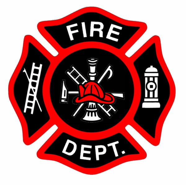 Fire Department Logo Clipart 600x596 Fire Department Logo Clipart