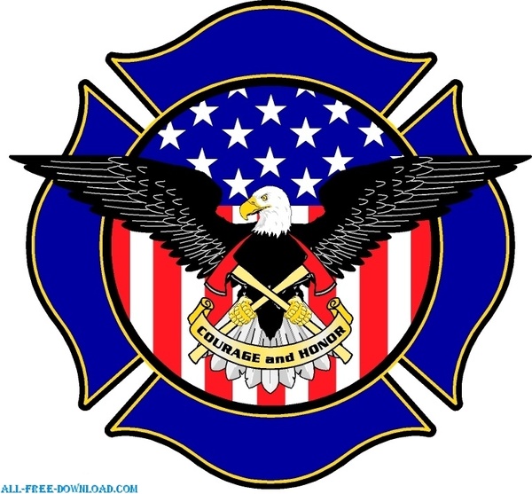 Fire Dept Shield Free Vector In Encapsulated Postscript 600x557 Fire Dept Shield Free Vector In Encapsulated Postscript
