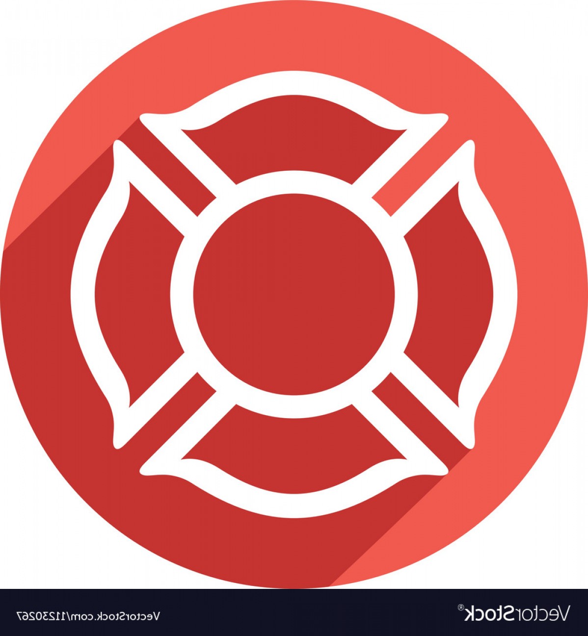 1198x1296 Fire Maltese Cross Vector Studiogrfx