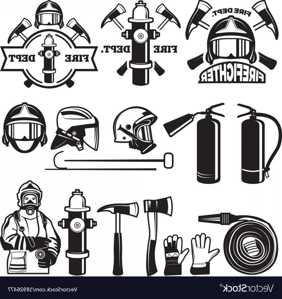 Badges And Labels Set For Fire Department Vector Soidergi 1200x1272 Badges And Labels Set For Fire Department Vector Soidergi
