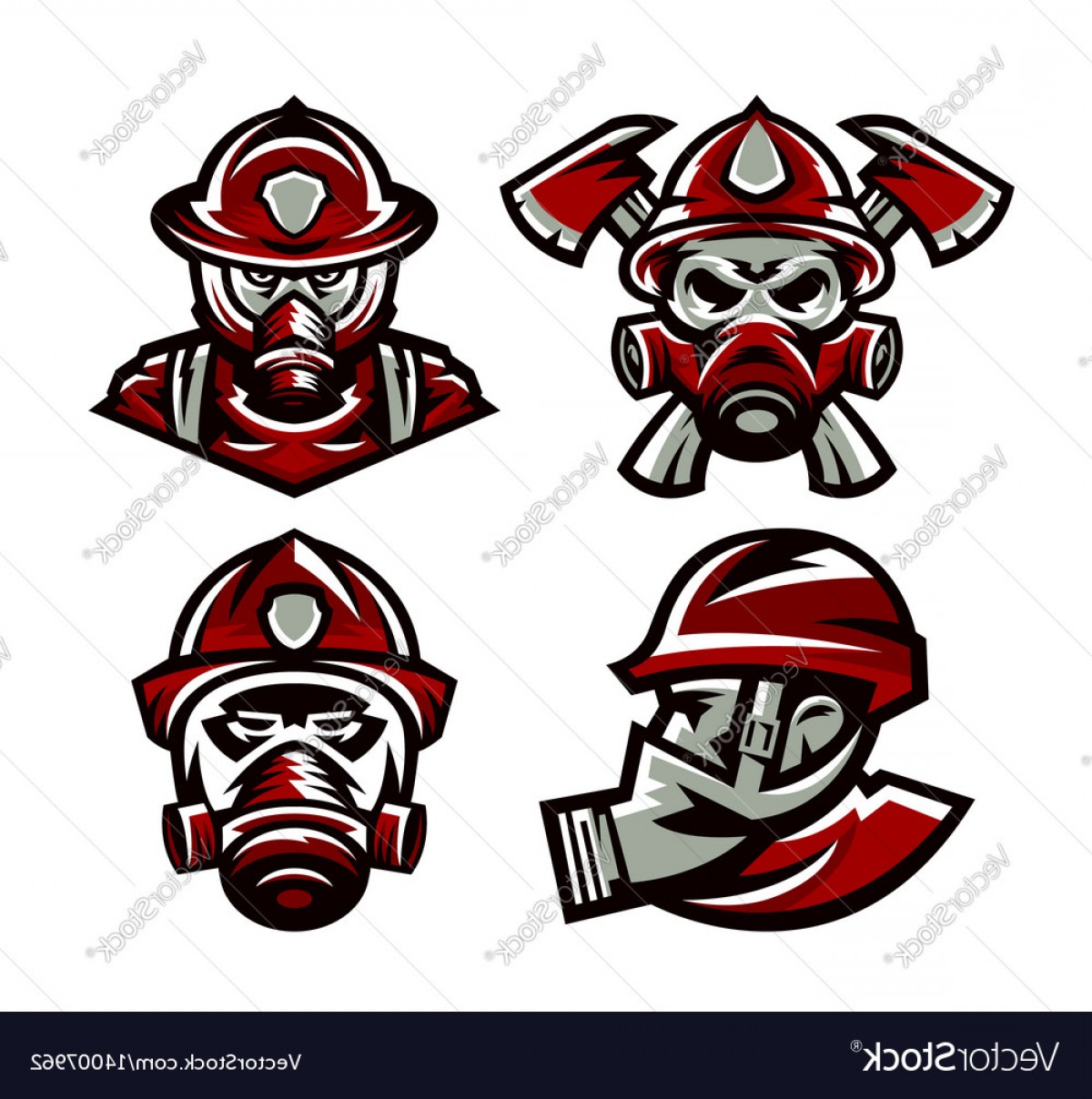Set Of Colorful Logos Fire Department Fireman Vector Studiogrfx 1200x1208 Set Of Colorful Logos Fire Department Fireman Vector Studiogrfx