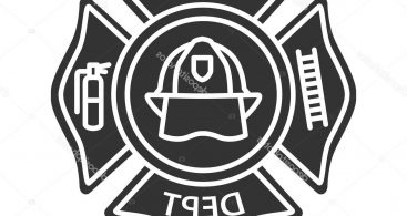 367x195 Crossed Fire Dept Hoses Logo Vector Archives