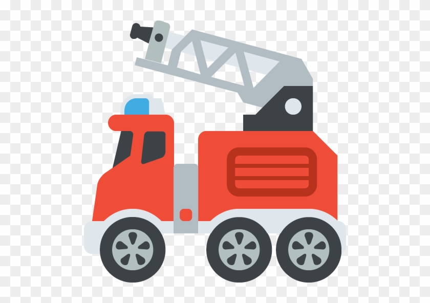 840x592 Fire Engine Emoji Vector Icon