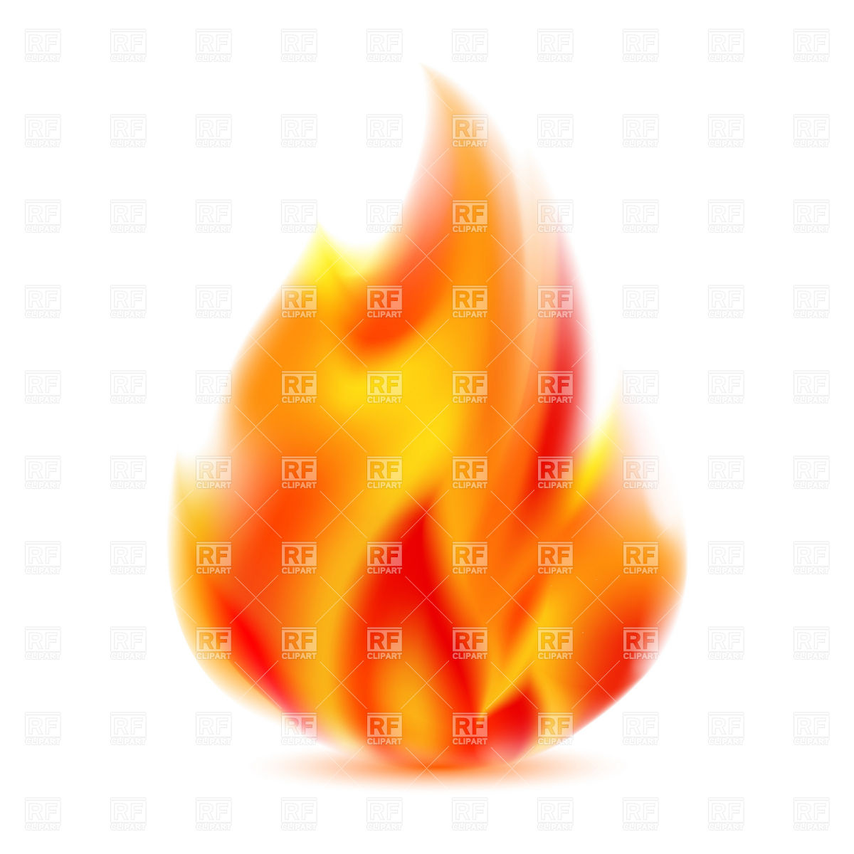1200x1200 Bright Flame On White Background Vector Image Of Backgrounds