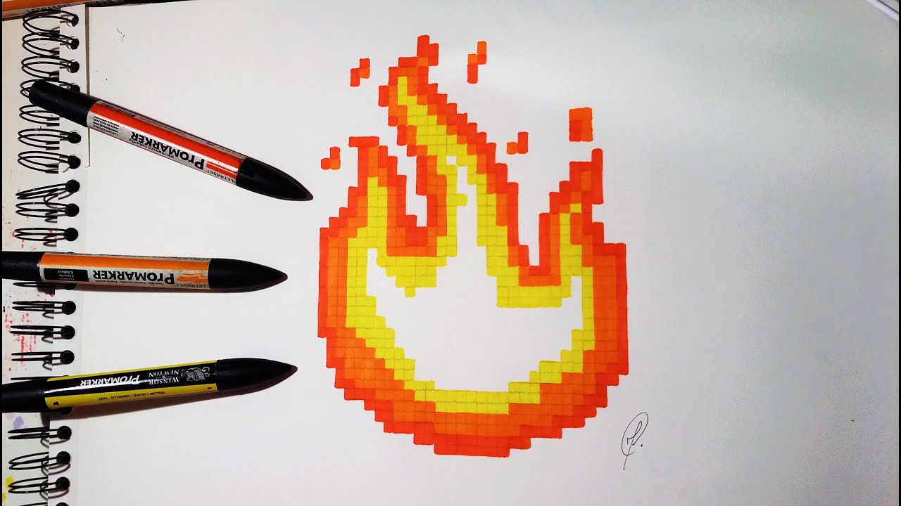 1280x720 Huge Collection Of 'fire Art Drawing' Download More Than