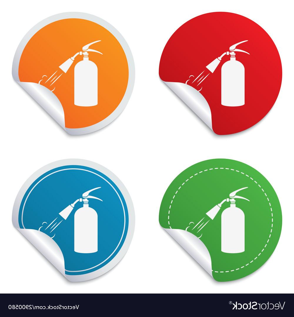 Fire Extinguisher Sign Vector
