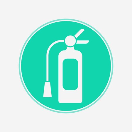 450x450 Fire Extinguisher Icon Vector, Filled Flat Sign, Solid Pictogram