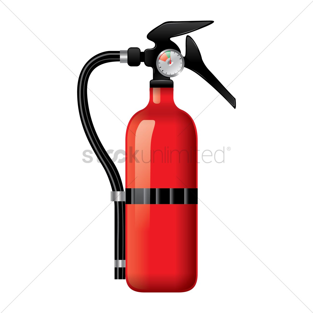 1300x1300 Fire Extinguisher Vector Image